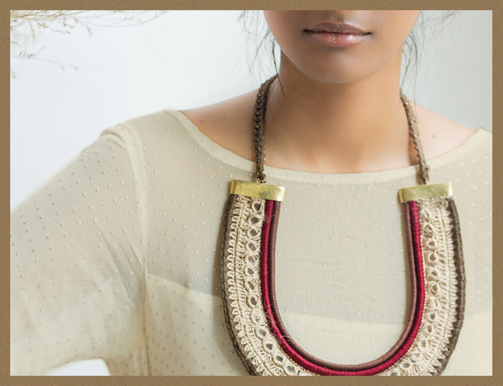 Buy Handcrafted Necklace and Hand crafted Very Jewellery Online